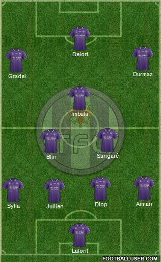 Toulouse Football Club Formation 2018