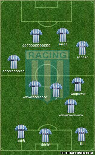 Racing Club Formation 2018