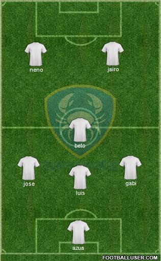 Club de Futbol Tampico Madero Formation 2018