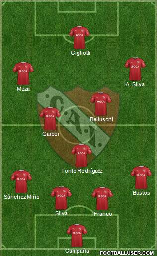 Independiente Formation 2018