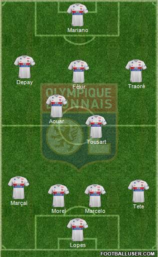 Olympique Lyonnais Formation 2018