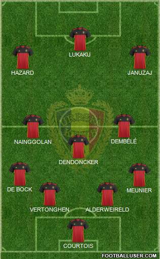 Belgium Formation 2018