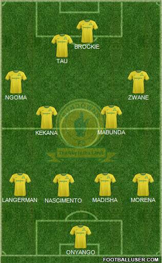 Mamelodi Sundowns football formation