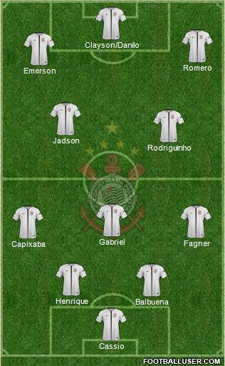 SC Corinthians Paulista Formation 2018