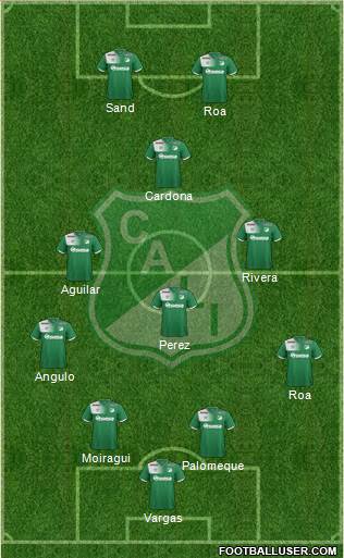 AC Deportivo Cali Formation 2018