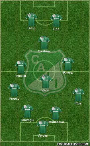 AC Deportivo Cali football formation