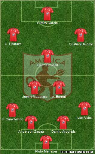 CD América de Cali Formation 2018