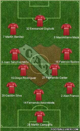Independiente Formation 2018