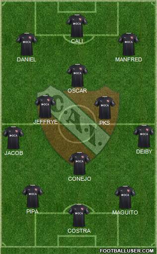 Independiente Formation 2018