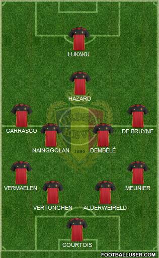 Belgium Formation 2018