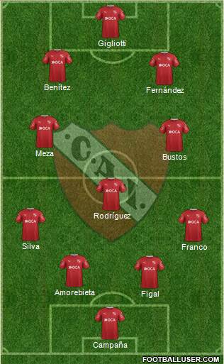 Independiente Formation 2018