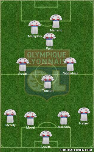 Olympique Lyonnais Formation 2018