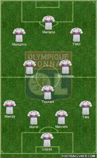 Olympique Lyonnais Formation 2018