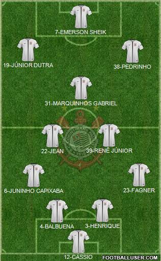 SC Corinthians Paulista Formation 2018
