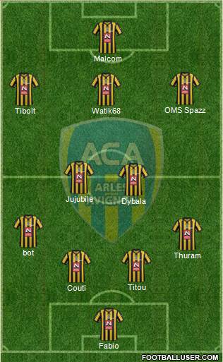 Athlétic Club Arles-Avignon football formation