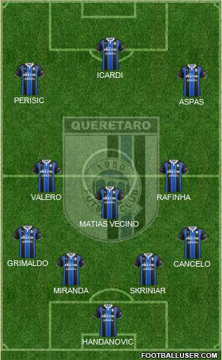 Club de Fútbol Gallos Blancos Formation 2018