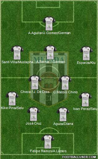 U.D. Mérida Formation 2018