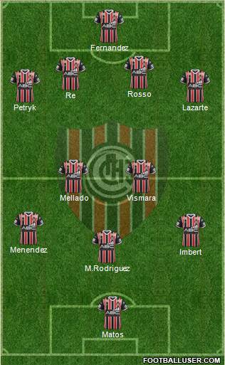 Chacarita Juniors Formation 2018
