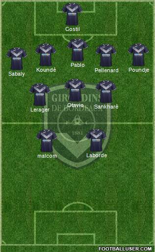 FC Girondins de Bordeaux Formation 2018