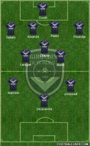 FC Girondins de Bordeaux Formation 2018