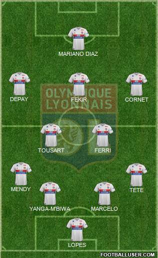 Olympique Lyonnais Formation 2018