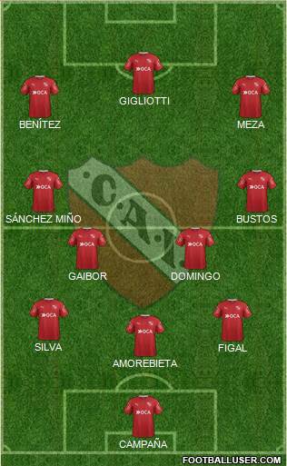 Independiente Formation 2018