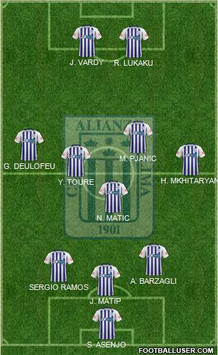 C Alianza Lima Formation 2018