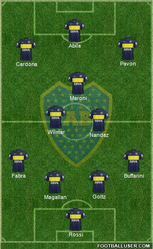Boca Juniors Formation 2018