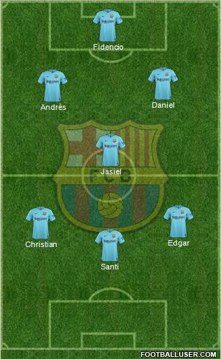 F.C. Barcelona Formation 2018