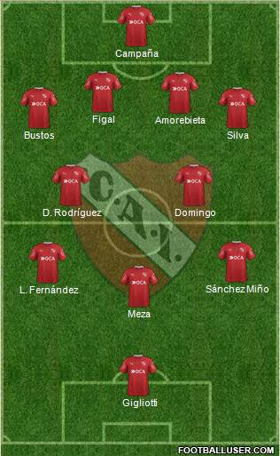 Independiente Formation 2018