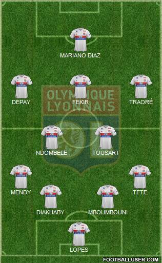 Olympique Lyonnais Formation 2018