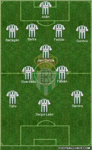 Real Betis B., S.A.D. Formation 2018