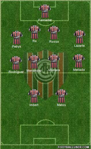 Chacarita Juniors Formation 2018