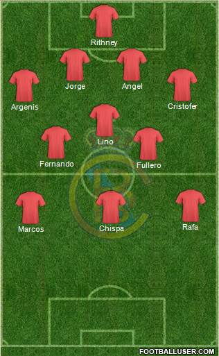 Real Brasil CF Formation 2018