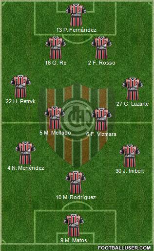 Chacarita Juniors Formation 2018