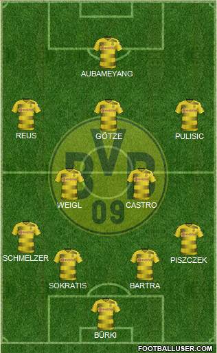 Borussia Dortmund Formation 2018