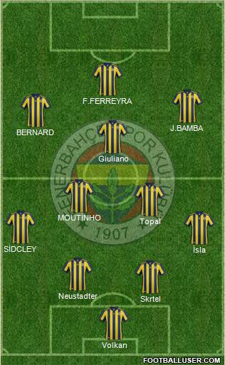 Fenerbahçe SK Formation 2018