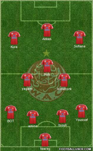 Wydad Athletic Club football formation