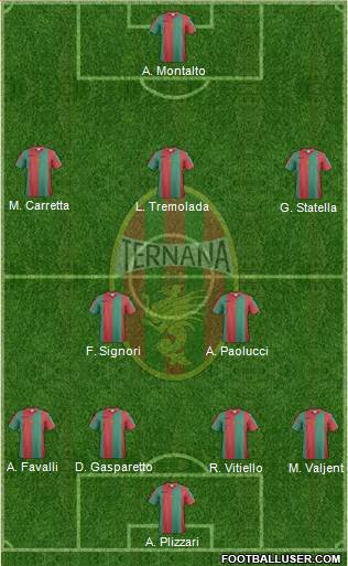 Ternana Formation 2018