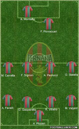 Ternana Formation 2018