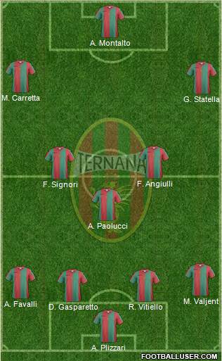 Ternana Formation 2018