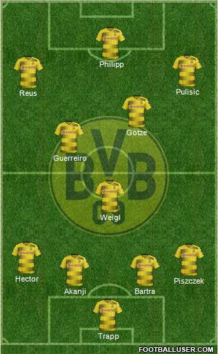 Borussia Dortmund Formation 2018