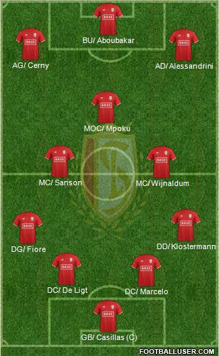 R Standard de Liège football formation