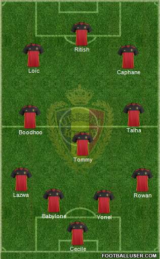 Belgium Formation 2018