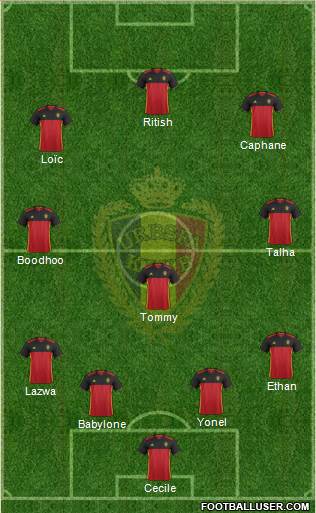 Belgium Formation 2018
