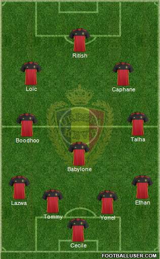 Belgium Formation 2018