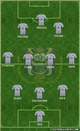 RSC Anderlecht Formation 2018