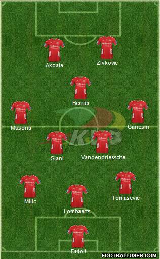 KV Oostende Formation 2018