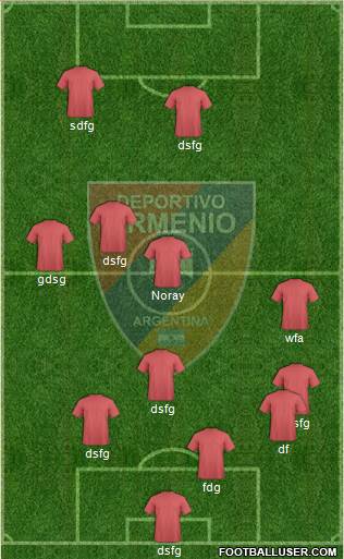 Deportivo Armenio Formation 2018
