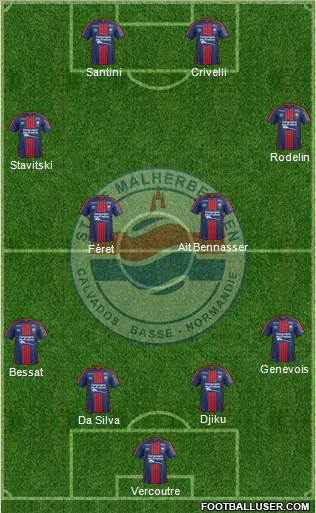 Stade Malherbe Caen Basse-Normandie Formation 2018